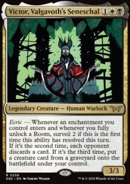 Duskmourn House of Horror 0238 Victor, Valgavoth's Seneschal