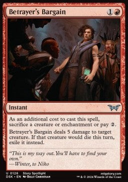 Duskmourn House of Horror 0126 Betrayer's Bargain (Foil)