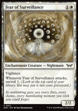 Duskmourn House of Horror 0011 Fear of Surveillance (Foil)