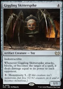 Duskmourn House of Horror Commander 0039 Giggling Skitterspike