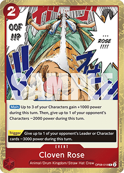 Two Legends OP08-018 Cloven Rose (Foil)