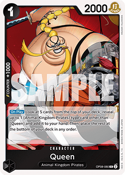 Two Legends OP08-080 Queen (Foil)