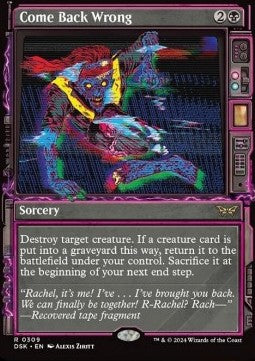 Duskmourn House of Horror 0309 Come Back Wrong