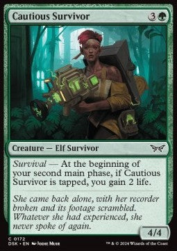Duskmourn House of Horror 0172 Cautious Survivor (Foil)