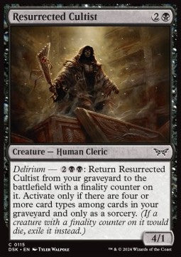 Duskmourn House of Horror 0115 Resurrected Cultist (Foil)