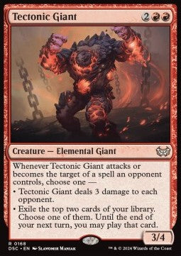 Duskmourn House of Horror Commander 0168 Tectonic Giant