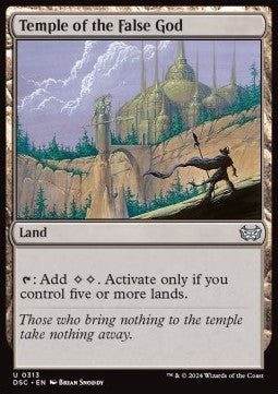 Duskmourn House of Horror Commander 0313 Temple of the False God