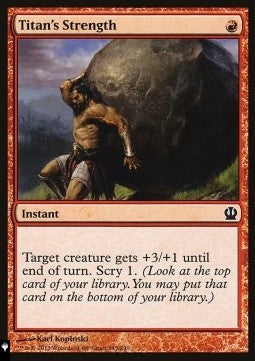 MTG Mystery Booster 2 145/249 Titan's Strength