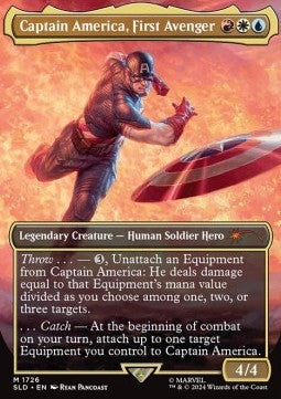 Magic: The Gathering Secret Lair 1728 Captain America, First Avenger (JA)