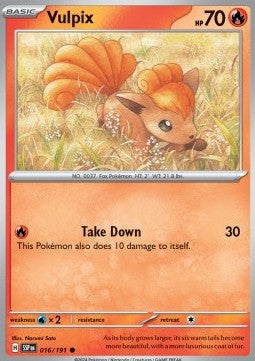 Surging Sparks 016/191 Vulpix