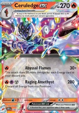 Surging Sparks 036/191 Ceruledge ex