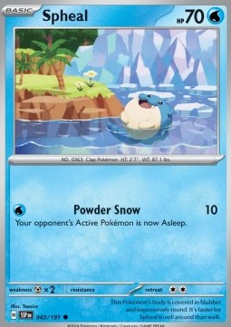 Surging Sparks 043/191 Spheal