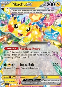 Surging Sparks 057/191 Pikachu ex