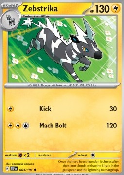 Surging Sparks 063/191 Zebstrika