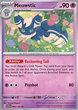 Surging Sparks 085/191 Meowstic