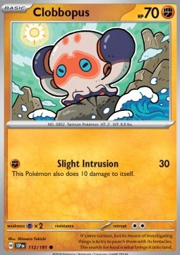 Surging Sparks 112/191 Clobbopus