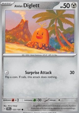 Surging Sparks 122/191 Alolan Diglett