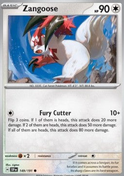 Surging Sparks 149/191 Zangoose