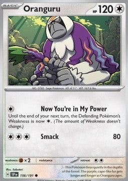 Surging Sparks 156/191 Oranguru (Reverse Holo)