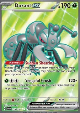 Surging Sparks 215/191 Durant ex