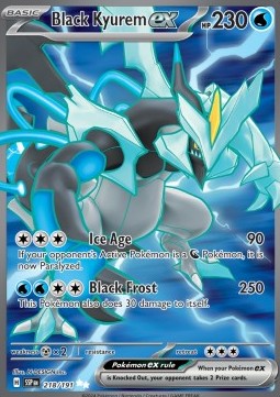Surging Sparks 218/191 Black Kyurem ex