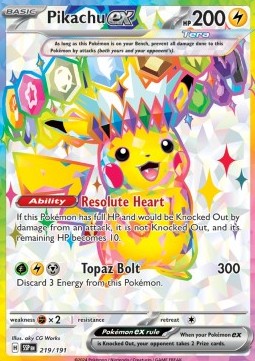Surging Sparks 219/191 Pikachu ex