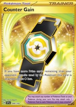 Surging Sparks 249/191 Counter Gain (Gold Secret Rare)