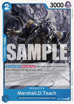 Donquixote Doflamingo ST17-005 Marshall.D.Teach