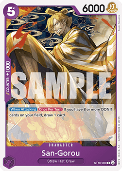 Purple Monkley.D.Luffy ST18-003 San-Gorou