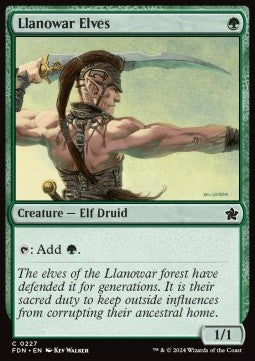 Magic the Gathering Foundations 0227 Llanowar Elves