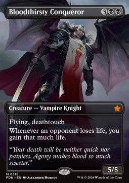 Magic the Gathering Foundations 0318 Bloodthirsty Conqueror