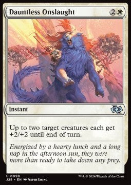 MTG Foundations Jumpstart 0098 Dauntless Onslaught