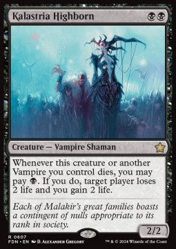 Magic the Gathering Foundations 0607 Kalastria Highborn
