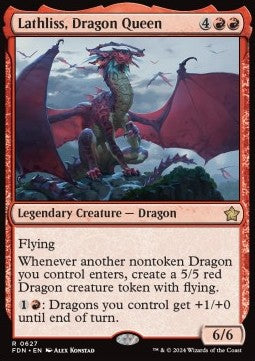 Magic the Gathering Foundations 0627 Lathliss, Dragon Queen