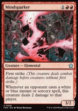 Magic the Gathering Foundations 0628 Mindsparker