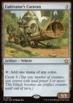 Magic the Gathering Foundations 0670 Cultivator's Caravan