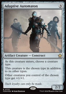 Magic the Gathering Foundations 0723 Adaptive Automaton (Foil)