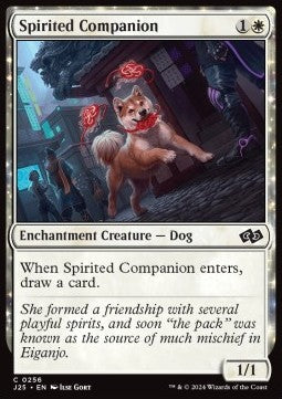 MTG Foundations Jumpstart 0256 Spirited Companion