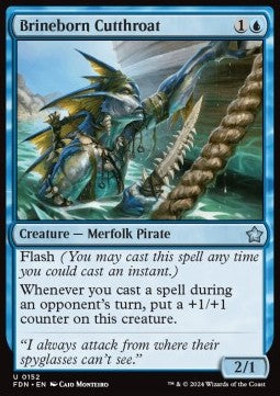 Magic the Gathering Foundations 0152 Brinborn Cutthroat