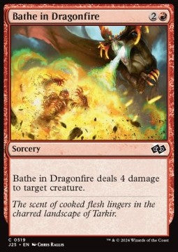 MTG Foundations Jumpstart 0519 Bathe in Dragonfire