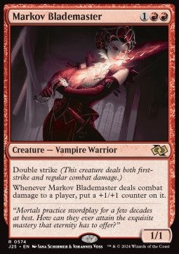 MTG Foundations Jumpstart 0574 Markov Blademaster