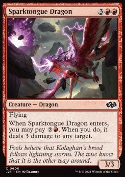 MTG Foundations Jumpstart 0600 Sparktongue Dragon