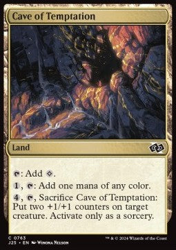 MTG Foundations Jumpstart 0763 Cave of Temptation