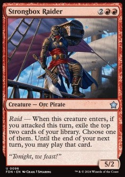 Magic the Gathering Foundations 0096 Strongbox Raider