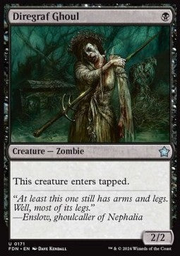 Magic the Gathering Foundations 0171 Diregraf Ghoul