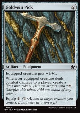 Magic the Gathering Foundations 0253 Goldvein Pick