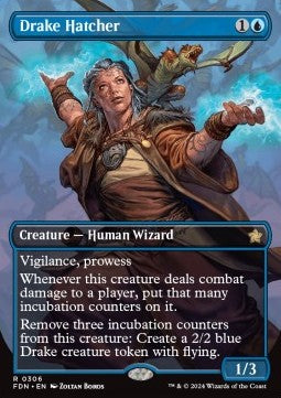 Magic the Gathering Foundations 0306 Drake Hatcher