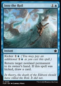 Magic the Gathering Foundations 0509 Into the Roil