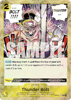Pillars of Strength OP03-121 Thunder Bolt (Foil)(The Best Vol. 2)