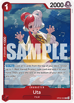 Emperors in the New World OP09-002 Uta (Foil)